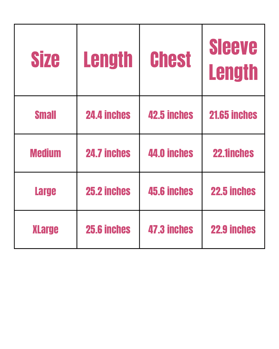 Size chart for 'I’m Amazing' hoodie showing measurements for Small to XLarge. Boost your confidence and spread positivity with perfect fit.